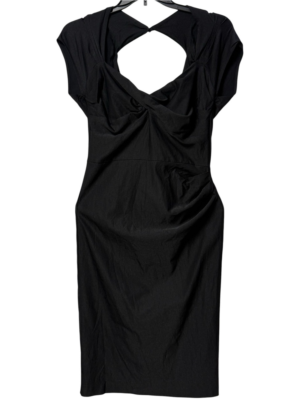Stop Staring Retro Style Black Sheath Dress Sz 14